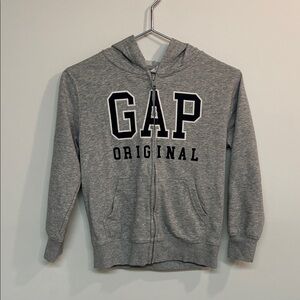 GAP Gray Zip-Up Hoodie